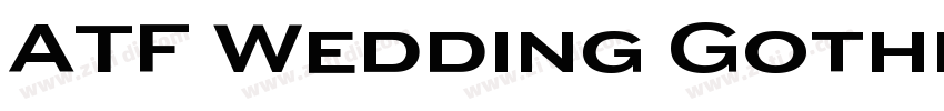 ATF Wedding Gothic字体转换